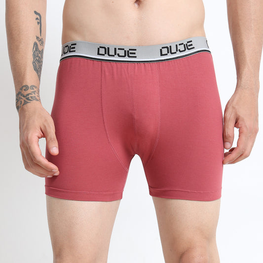 DUJE-Men’s Classic Trunk Lycra -1-Piece – Nude Pink