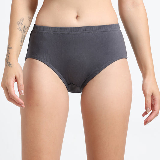 DUJE-Women’s Lycra Panty IE -1-Piece – Grey