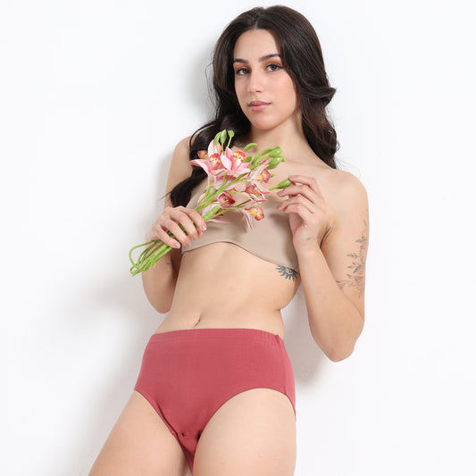 DUJE-Women’s Lycra Panty IE-1-Piece – Nude Pink