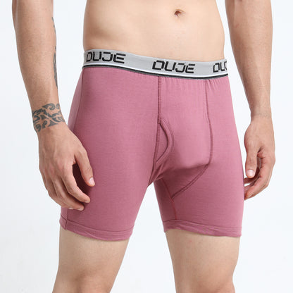 DUJE- Men’s Regular Trunks OE -3-Pack Combo -Green, Grey & Pink