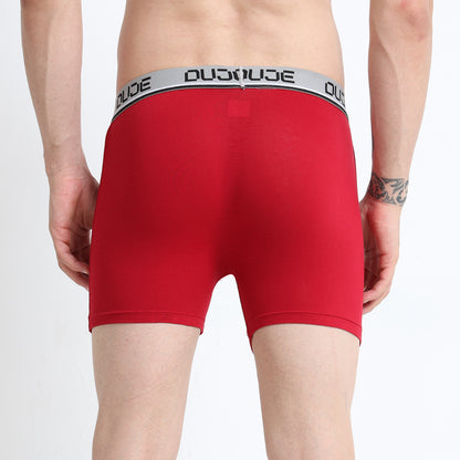 DUJE-Men’s Classic Trunk Lycra -1-Piece – Red