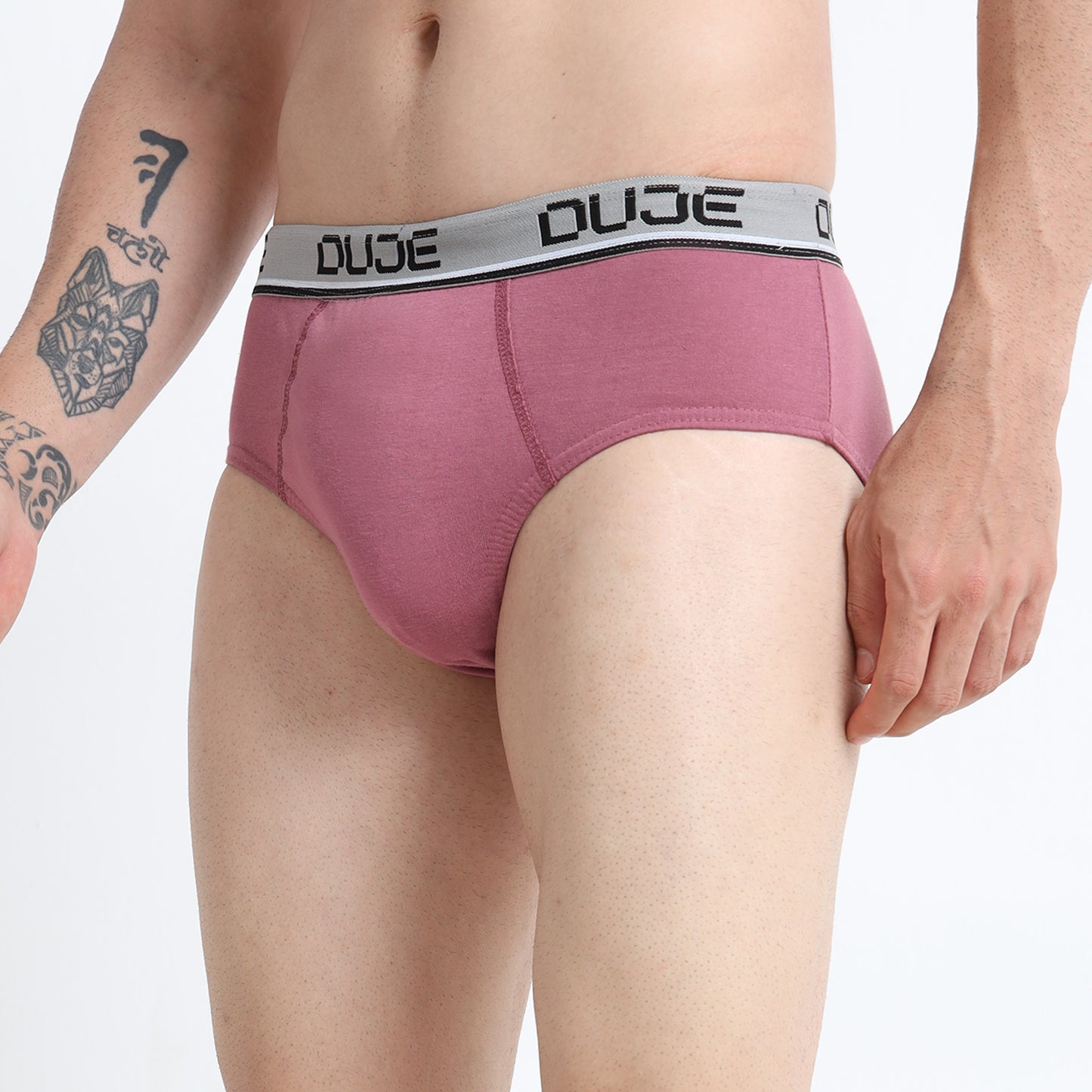 DUJE-Men’s Brief OE -3-Pack Combo – Pink, Blue & Green