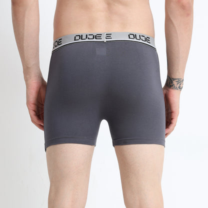 DUJE-Men’s Classic Trunk Lycra -1-Piece – Grey