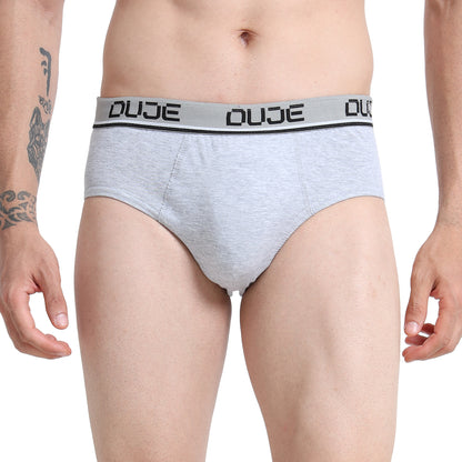 DUJE-Men’s Brief OE - 3-Pack Combo – Maroon, Grey & Green