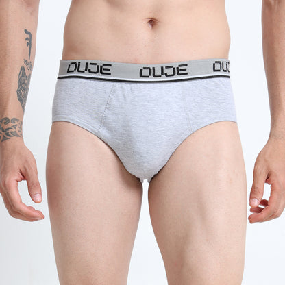 DUJE-Men’s Brief OE - 3-Pack Combo – Maroon, Grey & Green