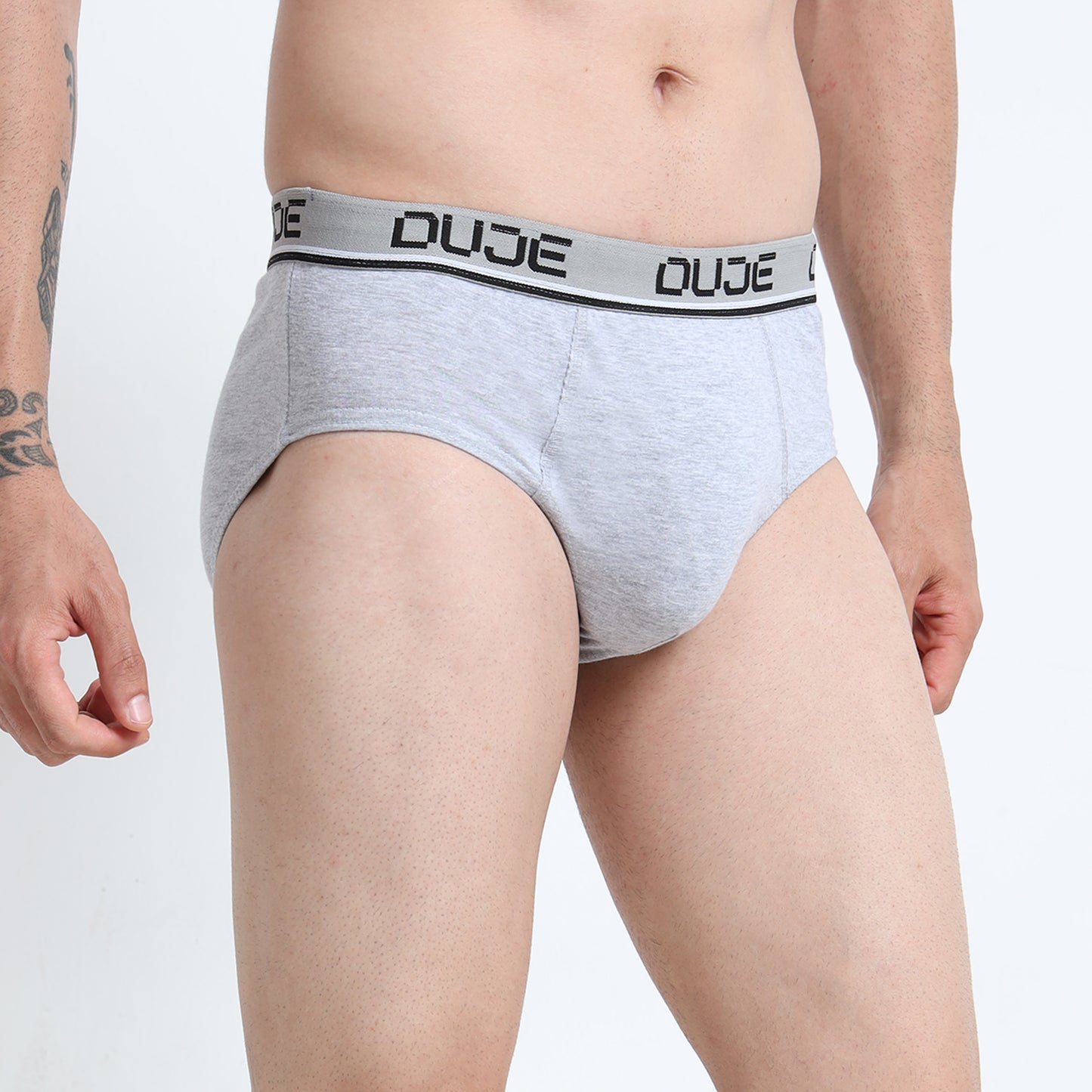 DUJE-Men’s Brief OE - 3-Pack Combo – Maroon, Grey & Blue