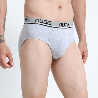 DUJE-Men’s Brief OE - 3-Pack Combo – Maroon, Grey & Green