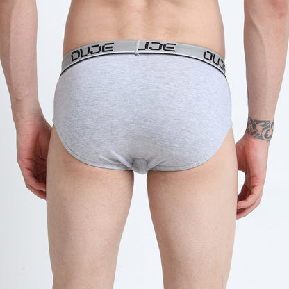 DUJE-Men’s Brief OE - 3-Pack Combo – Maroon, Grey & Green