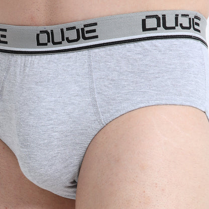 DUJE-Men’s Brief OE - 3-Pack Combo – Maroon, Grey & Blue