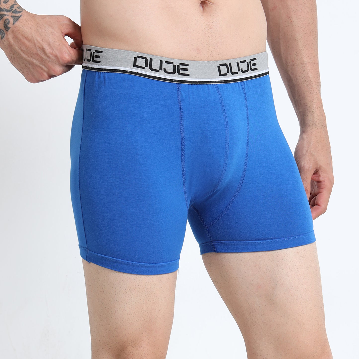 DUJE - Men’s Classic Trunk Lycra -1-Piece – Royal Blue
