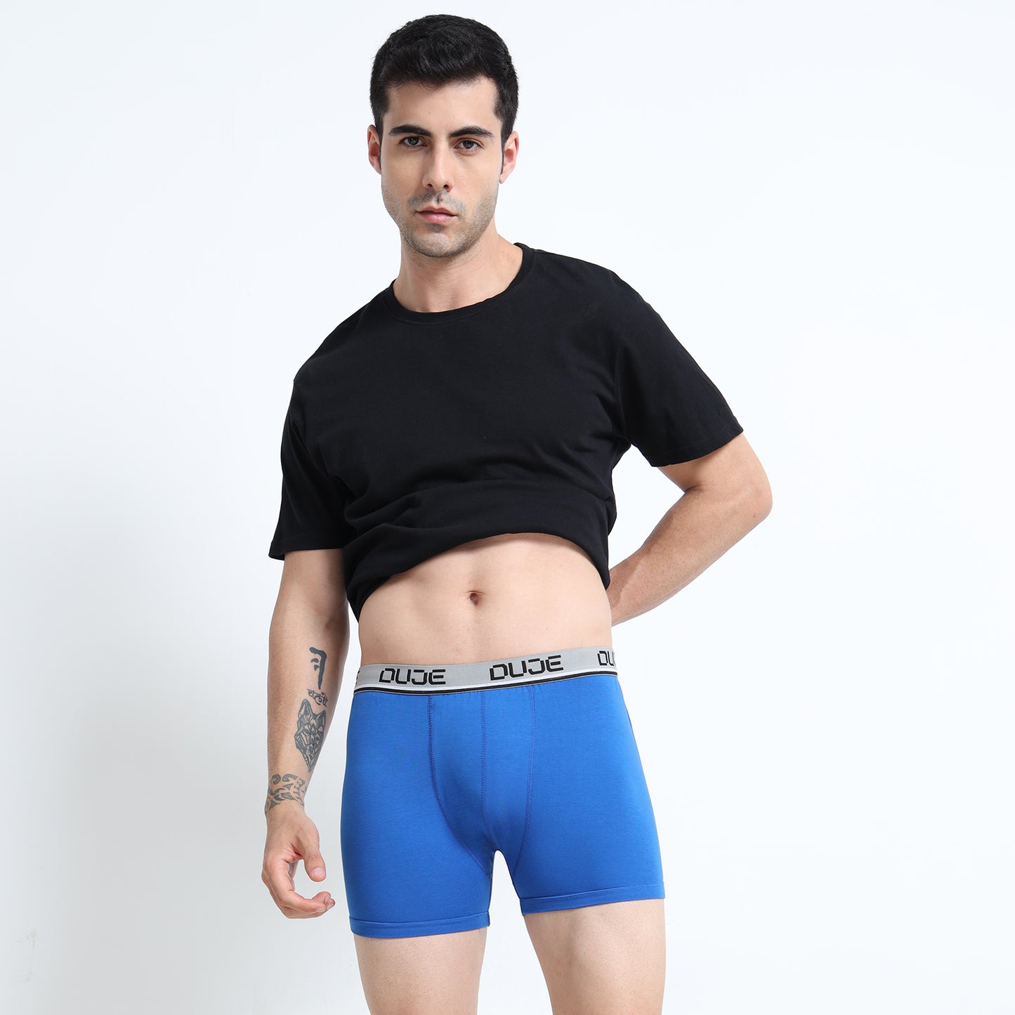 DUJE - Men’s Classic Trunk Lycra -1-Piece – Royal Blue