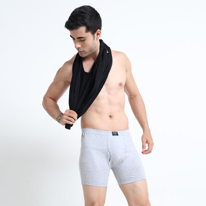 DUJE- Men’s Regular Trunks - 3-Pack Combo – Pink, Grey & Maroon