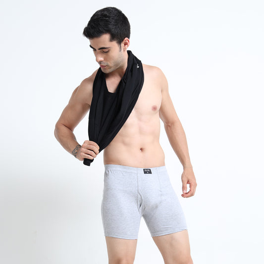 DUJE- Men’s Regular Trunks - 3-Pack Combo – Pink, Grey & Maroon