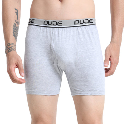 DUJE-Men’s Regular Trunks OE - 3 Pack Combo – Green, Grey & Blue