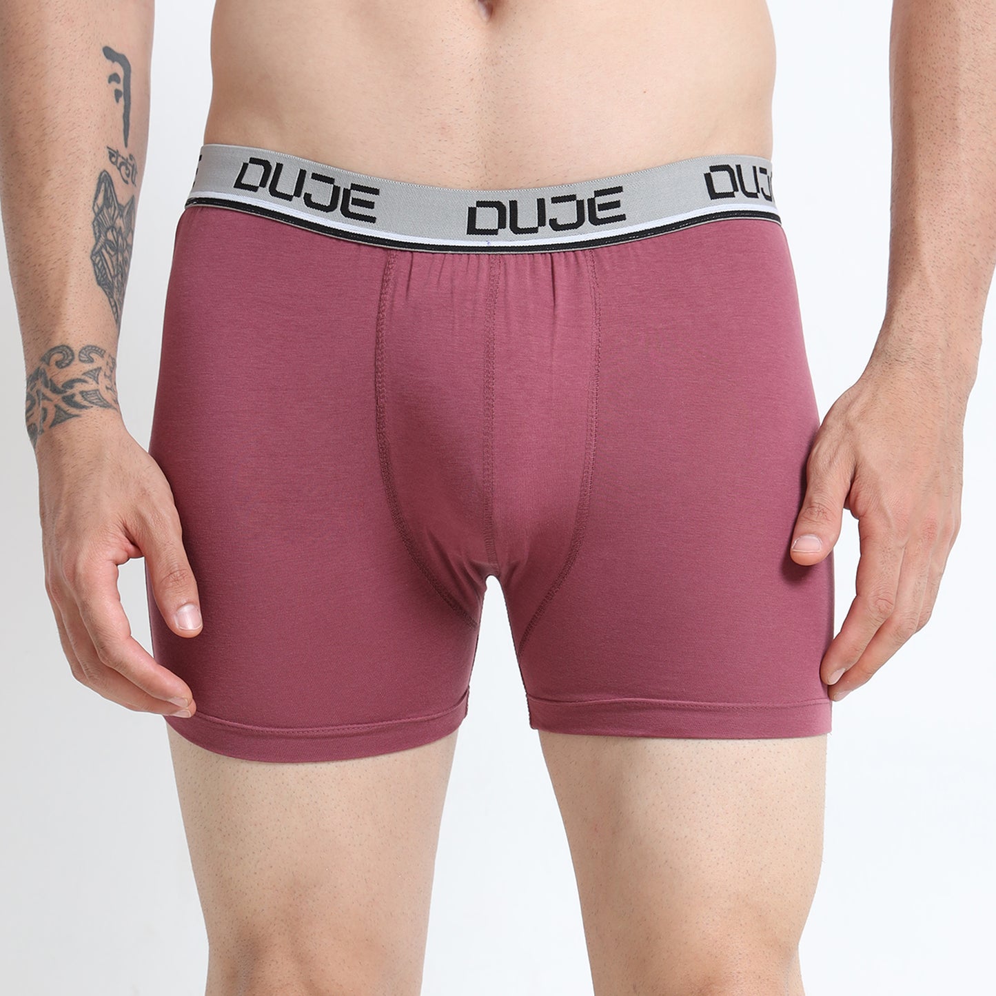DUJE-Men’s Classic Trunk Lycra -1-Piece – Dark Purple