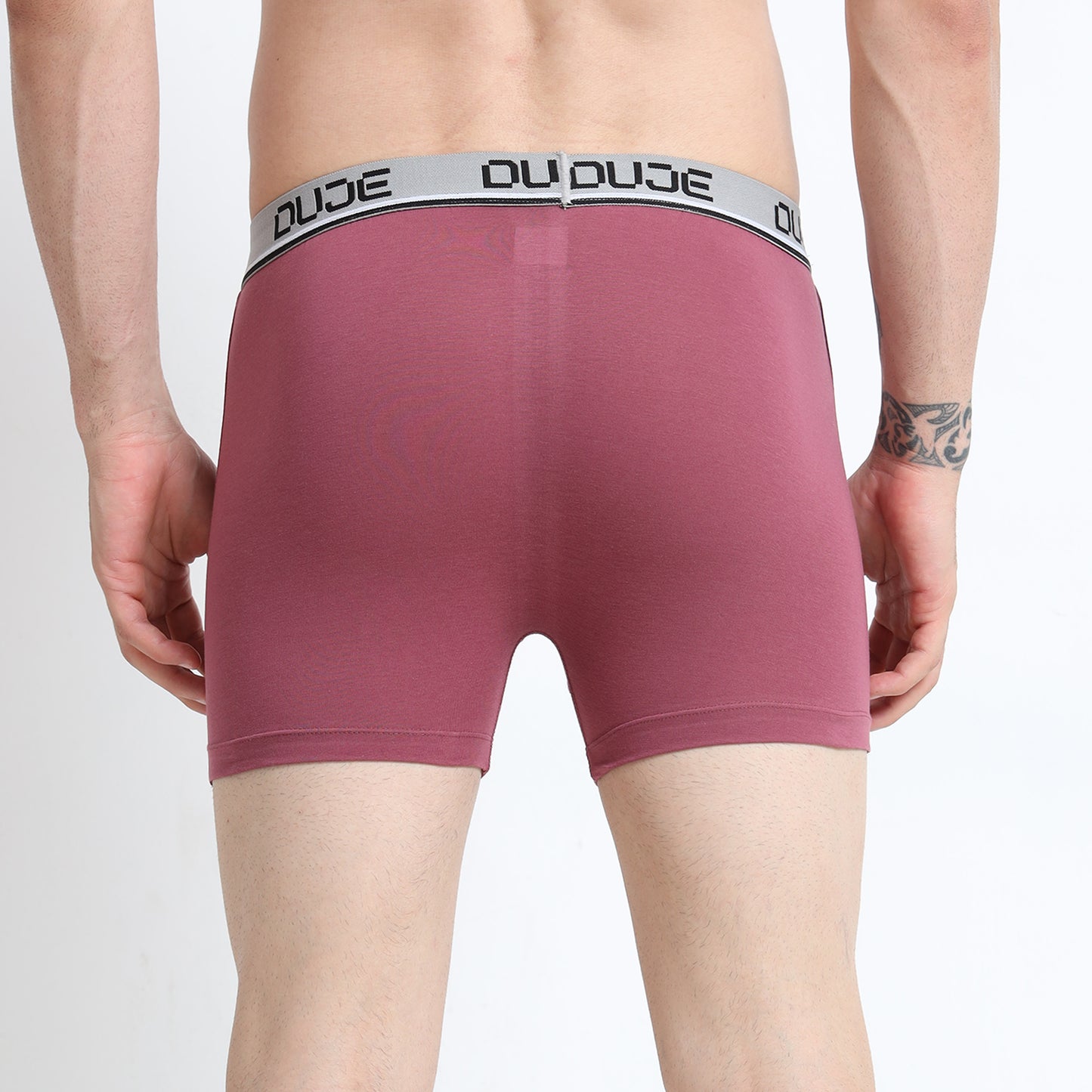 DUJE-Men’s Classic Trunk Lycra -1-Piece – Dark Purple