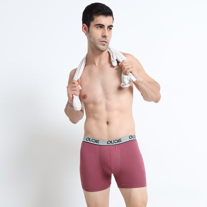 DUJE-Men’s Classic Trunk Lycra -1-Piece – Dark Purple