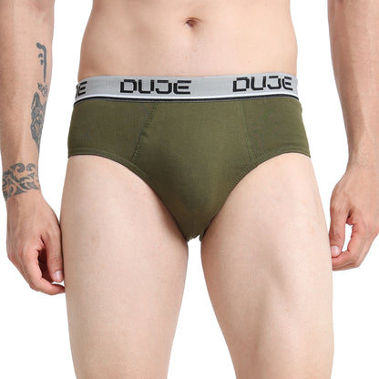DUJE - Men’s Brief OE - 3-Pack Combo – Maroon, Green & Blue