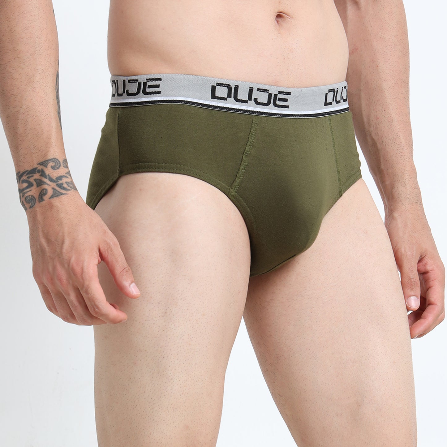 DUJE - Men’s Brief OE - 3-Pack Combo – Maroon, Green & Blue