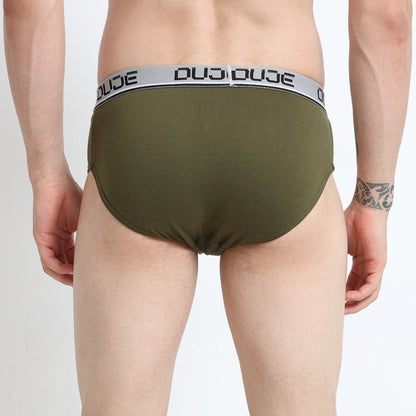 DUJE - Men’s Brief OE - 3-Pack Combo – Maroon, Green & Blue