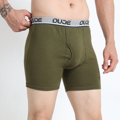 DUJE- Men’s Regular Trunks OE -3-Pack Combo -Green, Grey & Pink