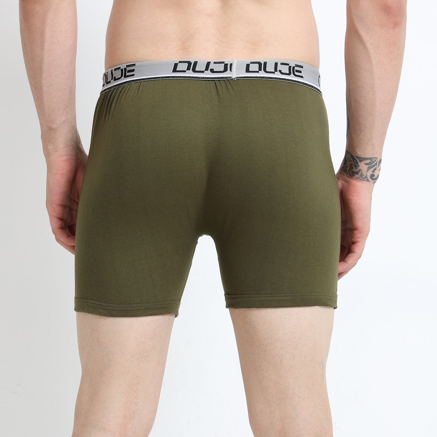 DUJE-Men’s Regular Trunks OE-Pack Combo 3 – Green, Grey & Maroon