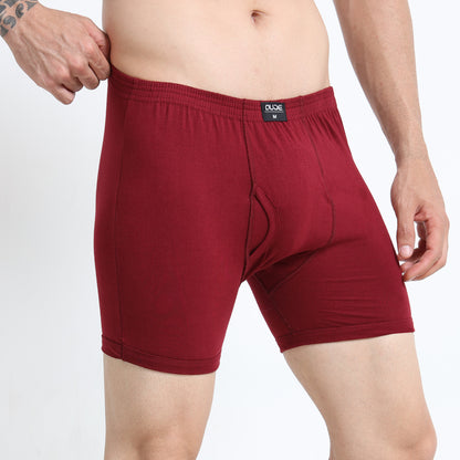 DUJE- Men’s Regular Trunks - 3-Pack Combo – Pink, Grey & Maroon