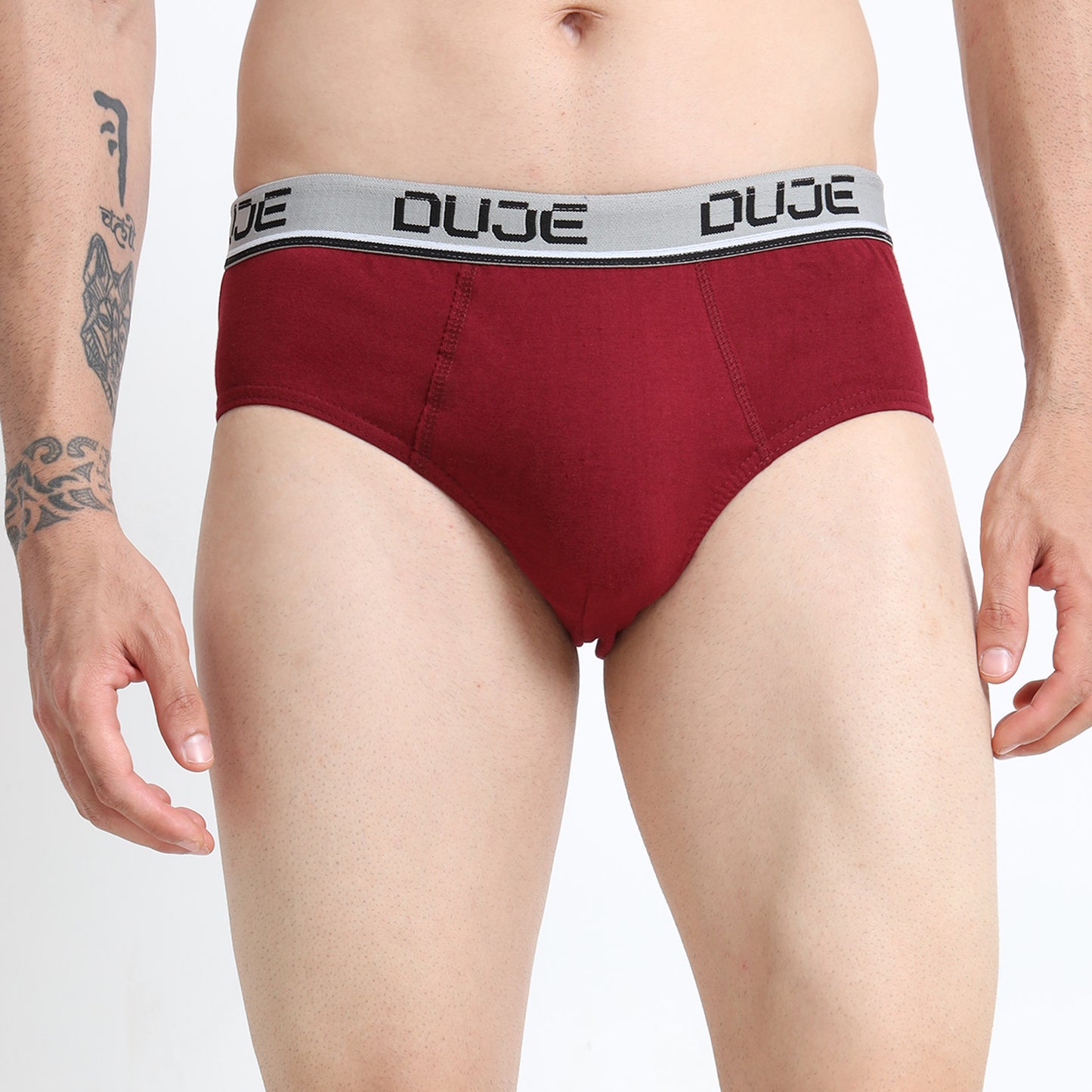 DUJE - Men’s Brief OE - 3-Pack Combo – Maroon, Green & Blue