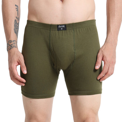 DUJE- Men’s Regular Trunks -3-Pack Combo – Green, Blue & Maroon