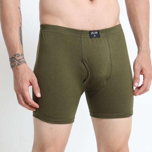 DUJE - Men’s Regular Trunks -3-Pack Combo – Green, Grey & Pink