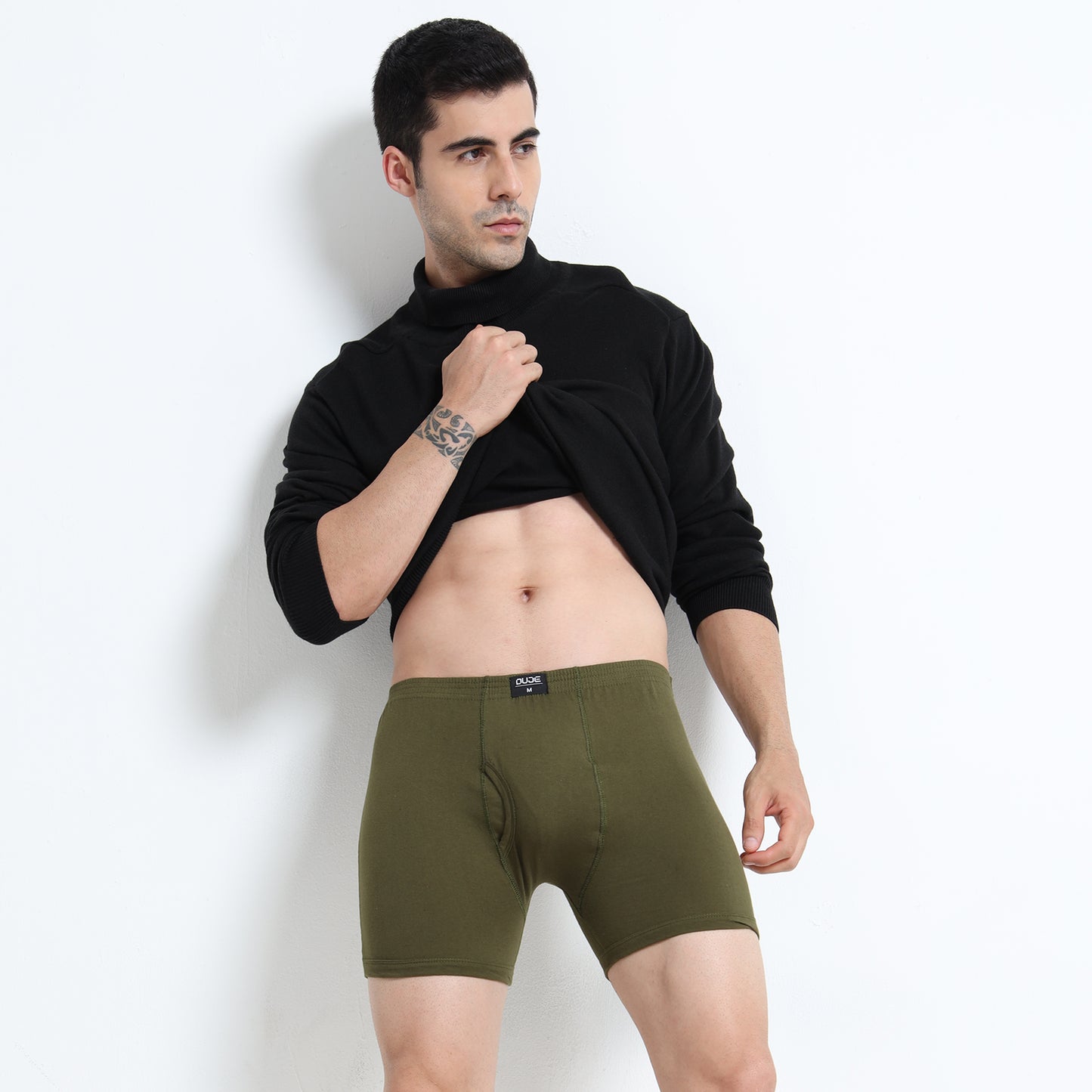 DUJE-Men’s Regular Trunks - 3-Pack Combo – Green, Pink & Maroon