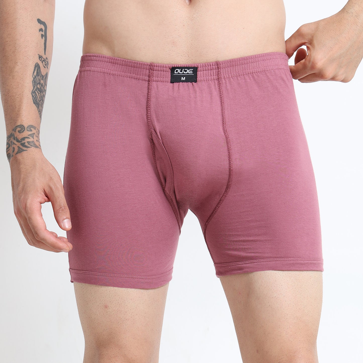 DUJE-Men’s Regular Trunks - 3-Pack Combo – Green, Pink & Maroon