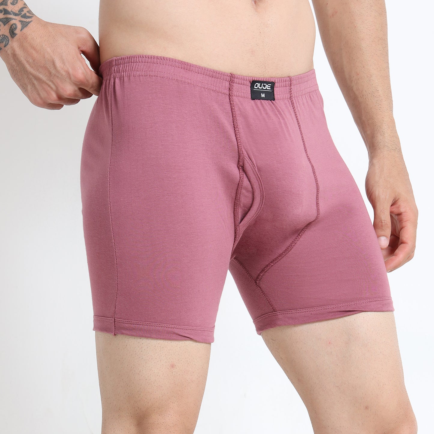 DUJE-Men’s Regular Trunks - 3-Pack Combo – Pink, Maroon & Blue