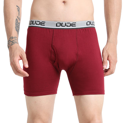 DUJE-Men’s Regular Trunks OE-Pack Combo 3 – Green, Grey & Maroon