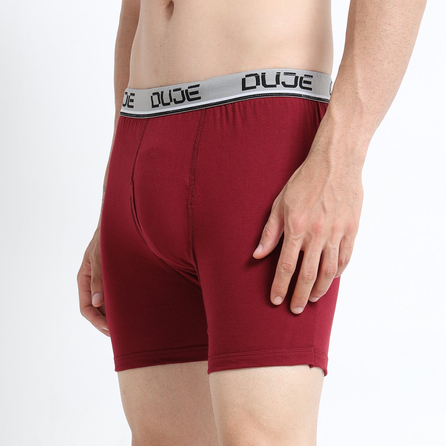 DUJE-Men’s Regular Trunks OE-Pack Combo 3 – Green, Grey & Maroon