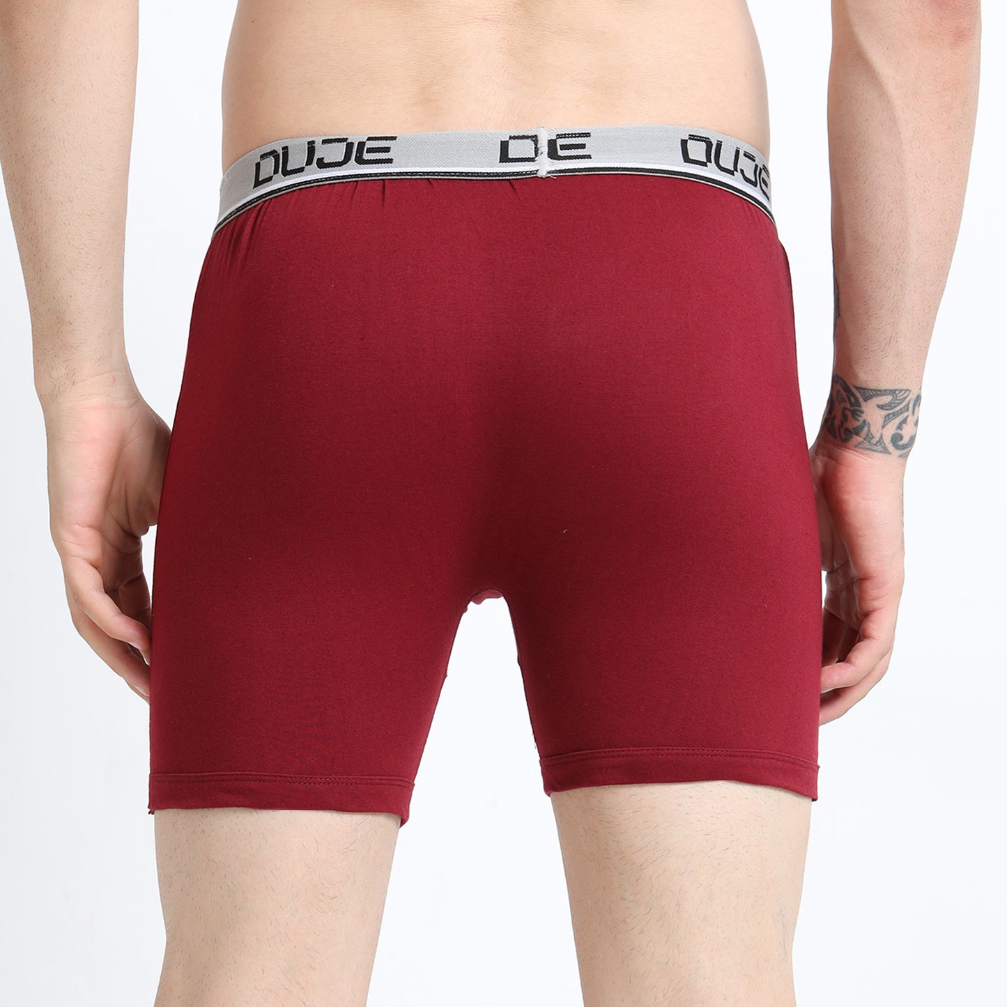 DUJE-Men’s Regular Trunks OE-Pack Combo 3 – Green, Grey & Maroon