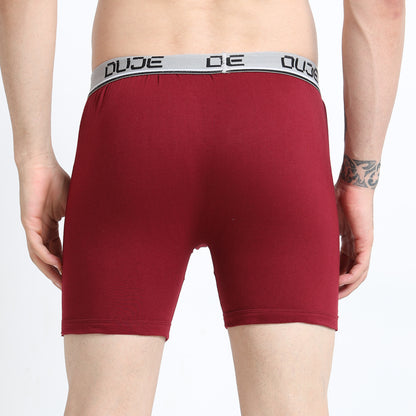 DUJE-Men’s Regular Trunks OE-Pack Combo 3 – Green, Grey & Maroon