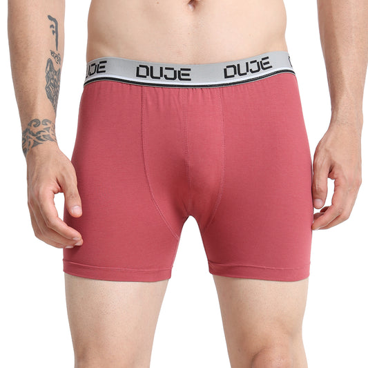 DUJE-Men’s Classic Trunk Lycra -1-Piece – Nude Pink