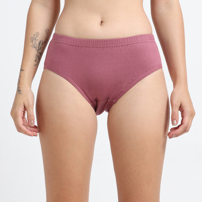 DUJE-Women’s Plain Panties -3-Pack Combo – Green, Pink & Blue