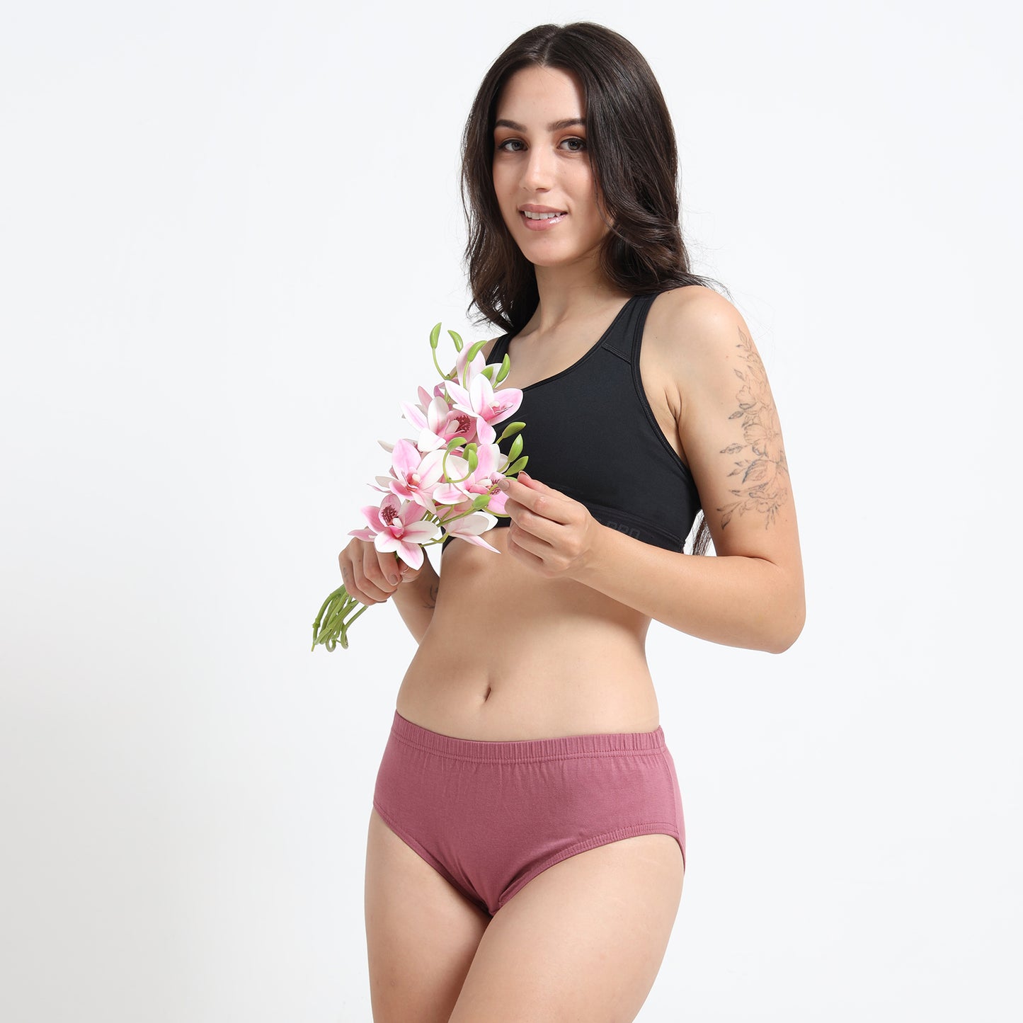 DUJE-Women’s Plain Panties -3-Pack Combo – Green, Pink & Blue