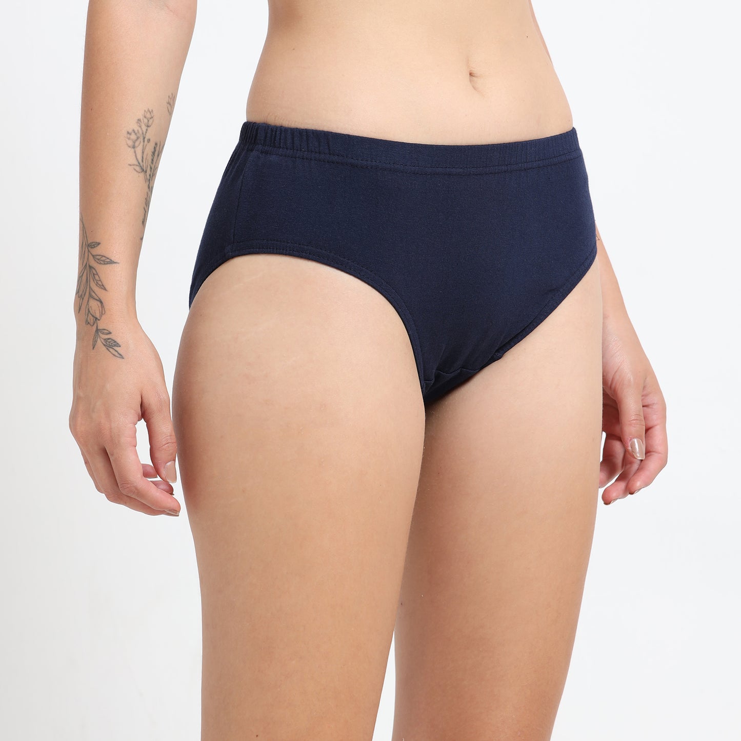 DUJE-Women’s Plain Panties -3-Pack Combo – Green, Pink & Blue