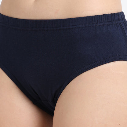 DUJE-Women’s Plain Panties -3-Pack Combo – Green, Pink & Blue