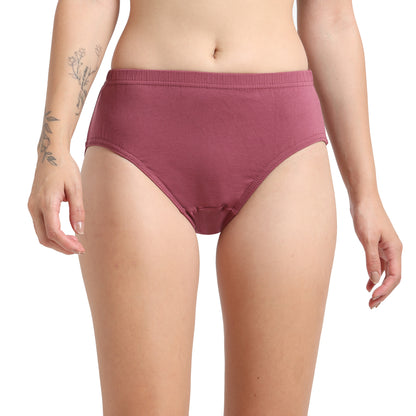 DUJE-Women’s Lycra Panty-Inner Elastic-1-Piece – Dark Purple