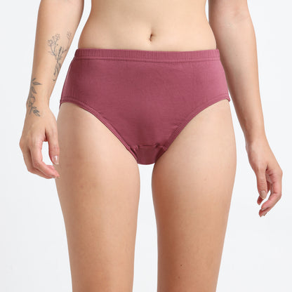 DUJE-Women’s Lycra Panty-Inner Elastic-1-Piece – Dark Purple