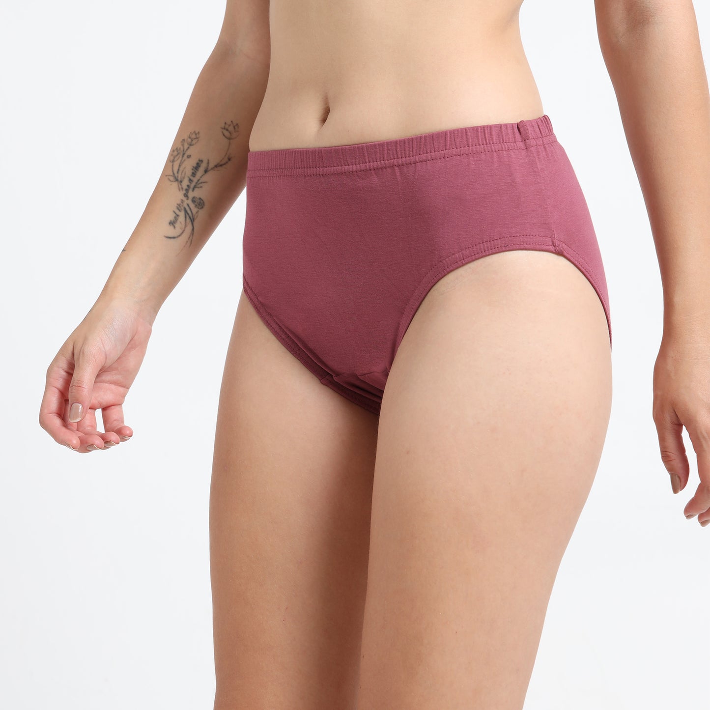 DUJE-Women’s Lycra Panty-Inner Elastic-1-Piece – Dark Purple