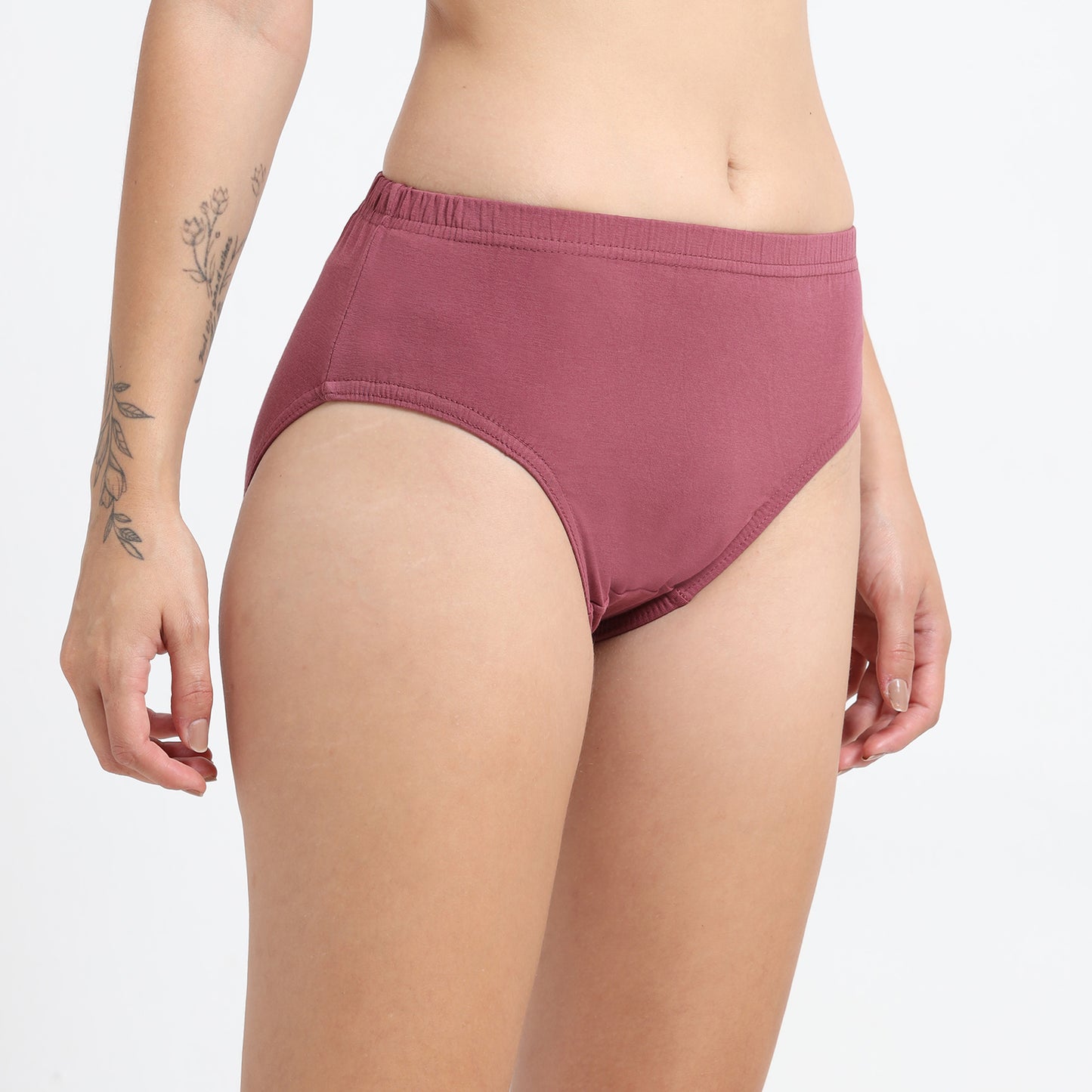 DUJE-Women’s Lycra Panty-Inner Elastic-1-Piece – Dark Purple