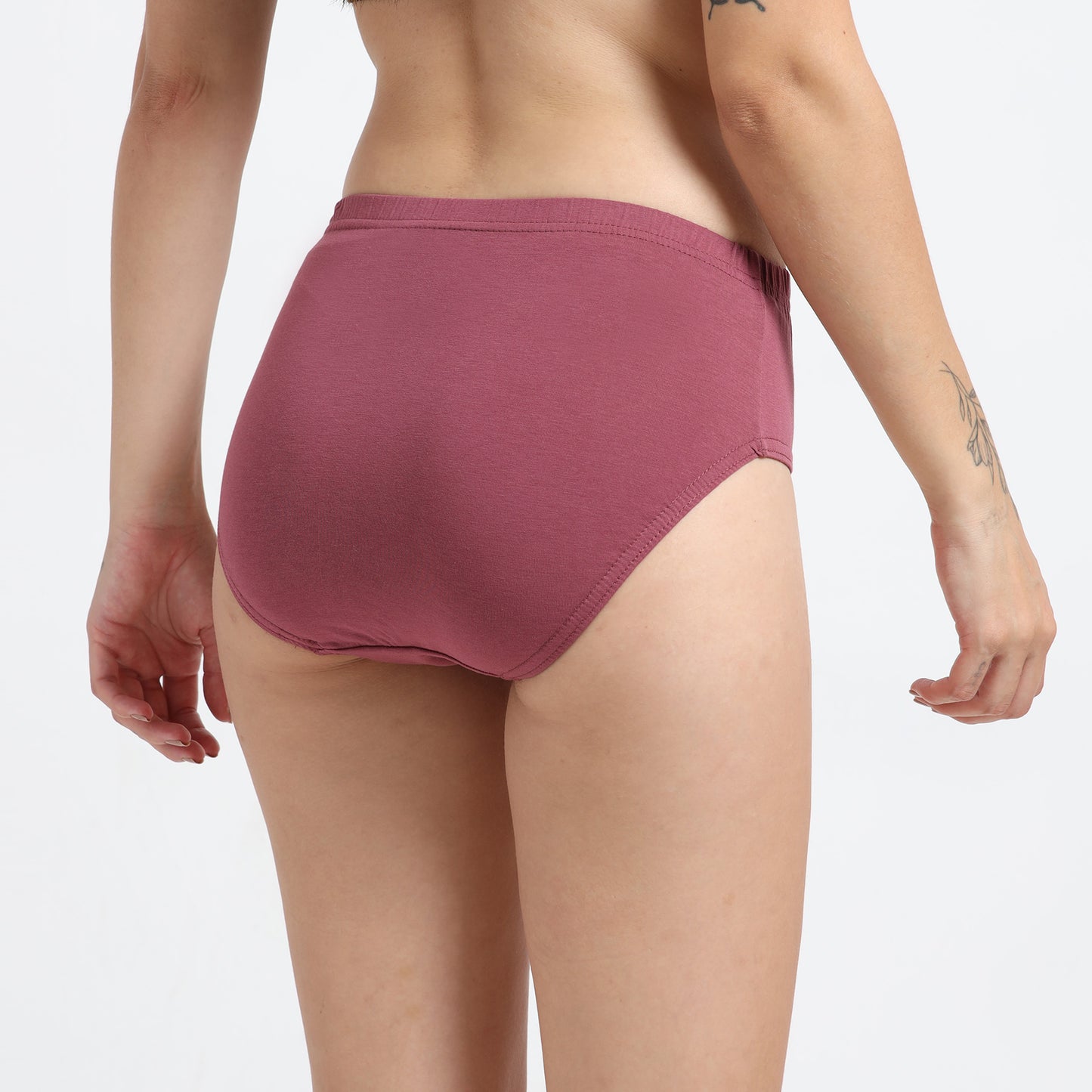 DUJE-Women’s Lycra Panty-Inner Elastic-1-Piece – Dark Purple