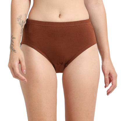 DUJE-Women’s Lycra Panty IE (1-Piece – Brown)