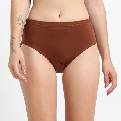 DUJE-Women’s Lycra Panty IE (1-Piece – Brown)