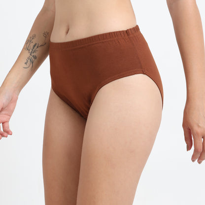DUJE-Women’s Lycra Panty IE (1-Piece – Brown)